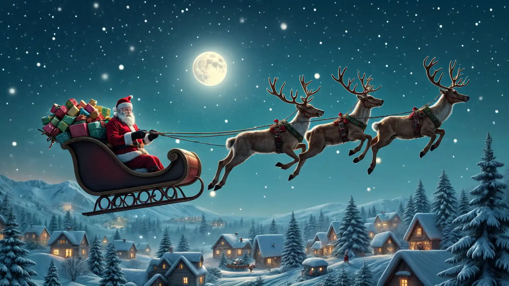L’Histoire des rennes du Père Noël et autres légendes
