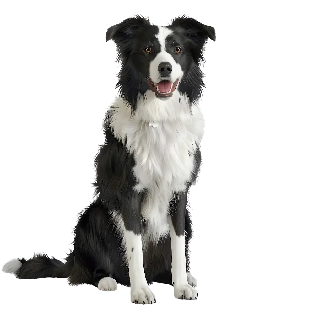 photo d'un chien de race border collie