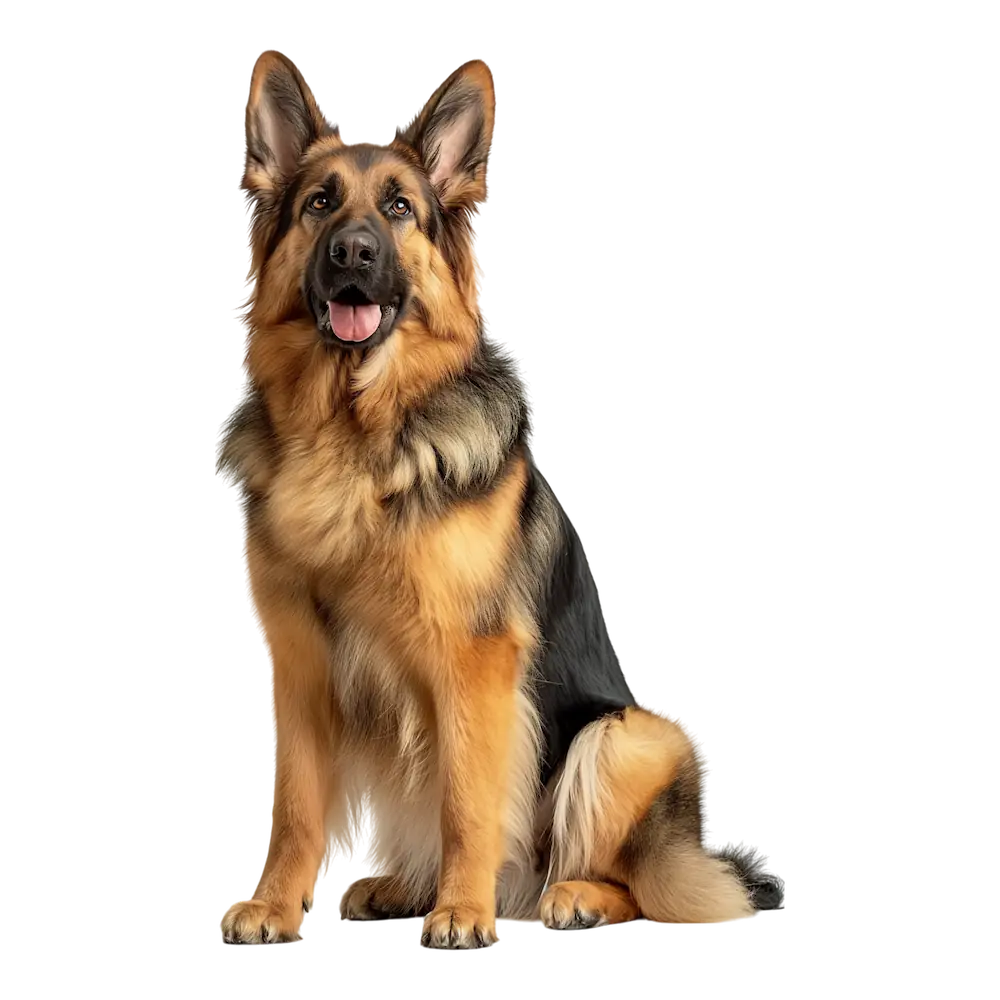 photo d'un chien de race berger allemand