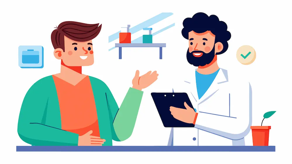 Un bilan médical avec son médecin permet de faire le point sur un potentiel besoin en compléments alimentaires.